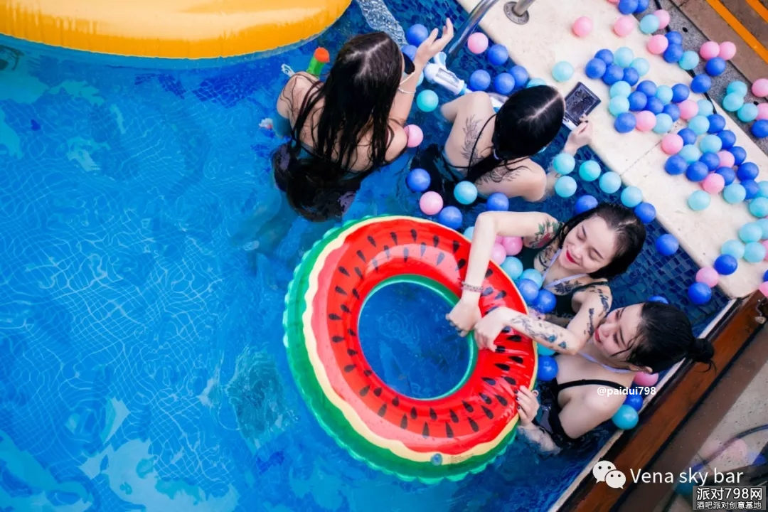 Vena sky bar泳池主题派对/ 沙井唯一一家泳池酒吧 POOL PARTY~派对回顾 ....