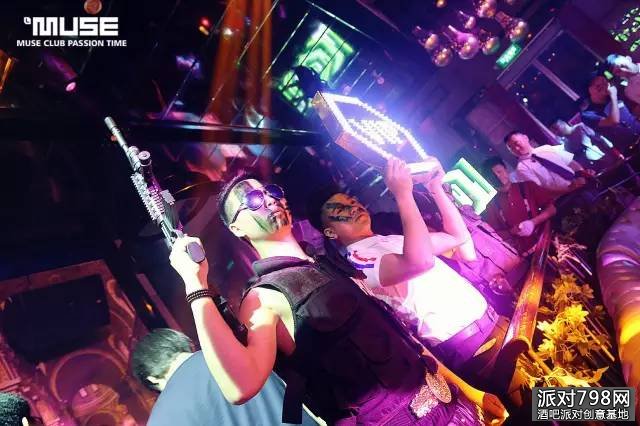 L-MUSE酒吧建军节主题派对【野战】精彩回顾，火爆现场，特别呈现