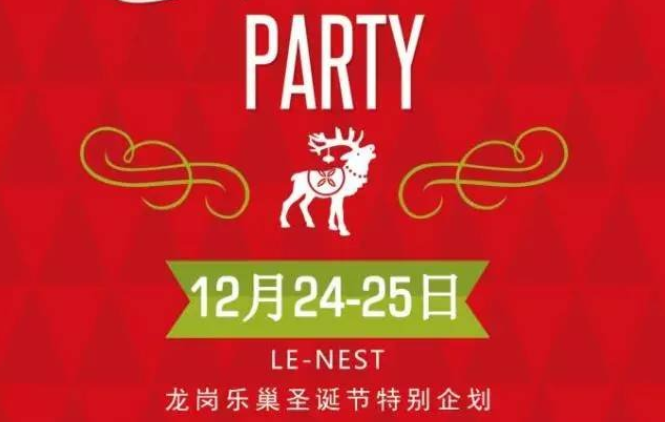 深圳龙岗乐巢酒吧圣诞节狂欢派对