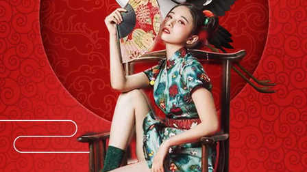 惠州夜色酒吧中国风中秋节主题派对海报