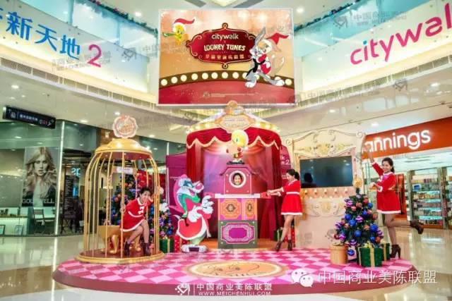 2015年香港荃新天地《华丽圣诞马戏团》主题圣诞节派对布置现场