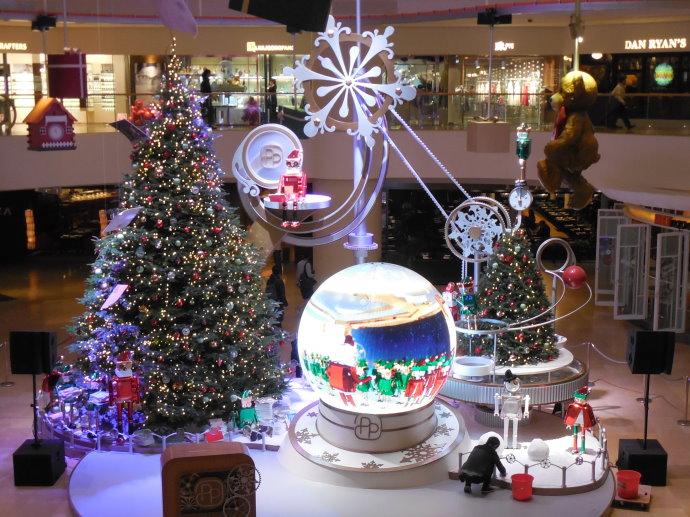 香港ifc「圣诞公园」及其他商场圣诞灯饰装置