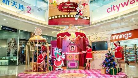 香港荃新天地《华丽圣诞马戏团》主题圣诞节派对布置现场