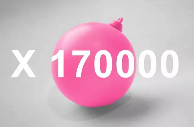 【圣诞节布置】170000个粉球球打造的景观大道，温暖人心的气氛