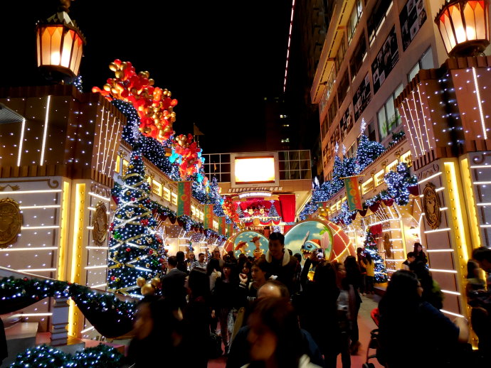 【华丽圣诞大宅】圣诞节香港海港城现场布置