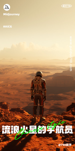 流浪火星的宇航员-1-转场 邀约 海报素材