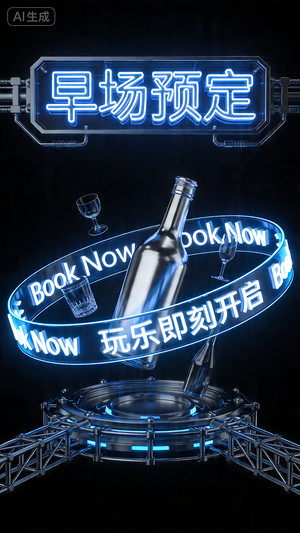 早场预定-玩乐在即-转场-邀约-日常宣传-美女素材-可商用人物素材