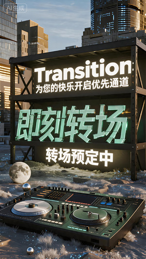 早场预定-玩乐在即-转场-邀约-日常宣传-美女素材-可商用人物素材