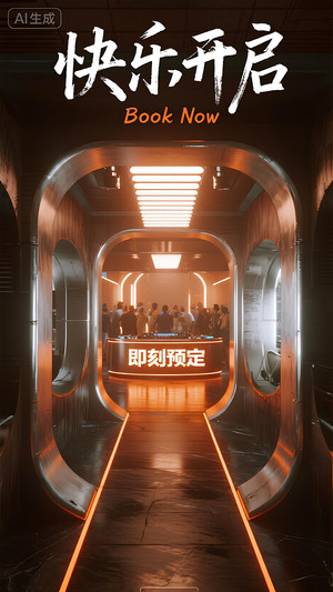 快乐开启-早场预定-玩乐在即-转场-邀约-日常宣传
