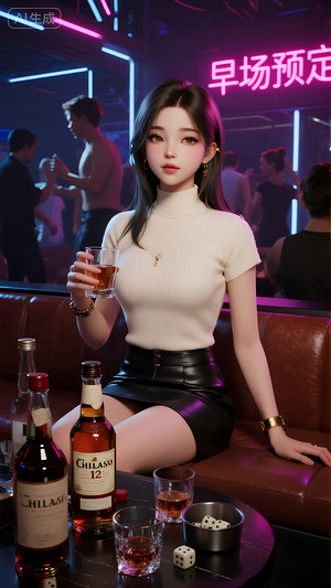 早场预定-玩乐在即-转场-邀约-日常宣传-美女素材-可商用人物素材