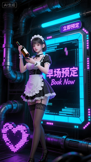 早场预定-玩乐在即-转场-邀约-日常宣传-美女素材-可商用人物素材