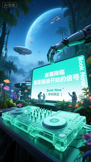 早场预定-玩乐在即-转场-邀约-日常宣传-美女素材-可商用人物素材