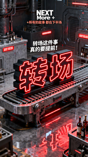 赛博朋克转场海报素材