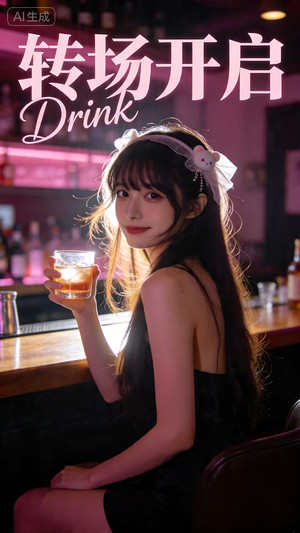 早场预定-玩乐在即-转场-邀约-日常宣传-美女素材-可商用人物素材