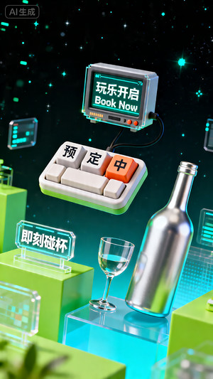 早场预定-玩乐在即-转场-邀约-日常宣传-美女素材-可商用人物素材