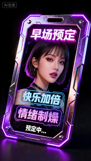 早场预定-玩乐在即-转场-邀约-日常宣传-美女素材-可商用人物素材