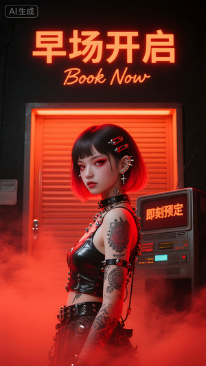 早场预定-玩乐在即-转场-邀约-日常宣传-美女素材-可商用人物素材
