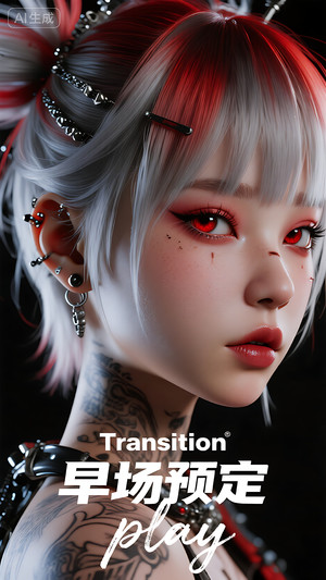 早场预定-玩乐在即-转场-邀约-日常宣传-美女素材-可商用人物素材