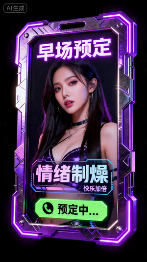 早场预定-玩乐在即-转场-邀约-日常宣传-美女素材-可商用人物素材