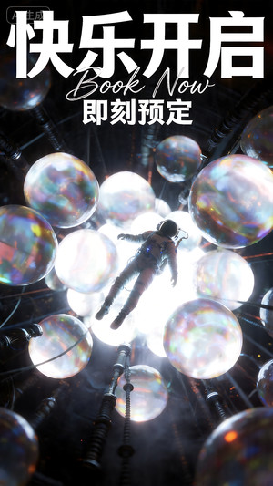 早场预定-玩乐在即-转场-邀约-日常宣传-美女素材-可商用人物素材