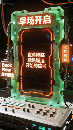 早场预定-玩乐在即-转场-邀约-日常宣传-美女素材-可商用人物素材