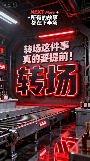赛博朋克转场海报素材