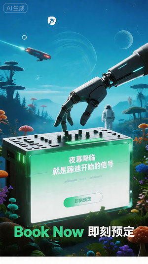 早场预定-玩乐在即-转场-邀约-日常宣传-美女素材-可商用人物素材
