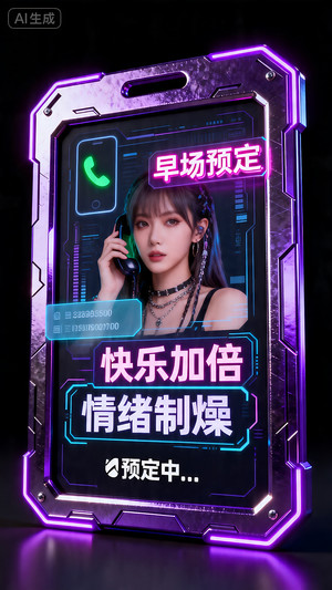 早场预定-玩乐在即-转场-邀约-日常宣传-美女素材-可商用人物素材