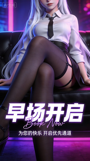 早场预定-玩乐在即-转场-邀约-日常宣传-美女素材-可商用人物素材