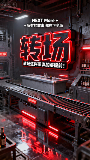 赛博朋克转场海报素材