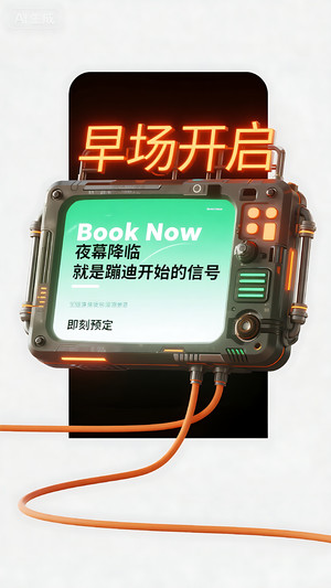 早场预定-玩乐在即-转场-邀约-日常宣传-美女素材-可商用人物素材