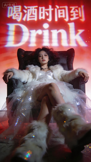 早场预定-玩乐在即-转场-邀约-日常宣传-美女素材-可商用人物素材