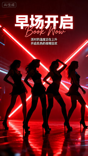 早场预定-玩乐在即-转场-邀约-日常宣传-美女素材-可商用人物素材