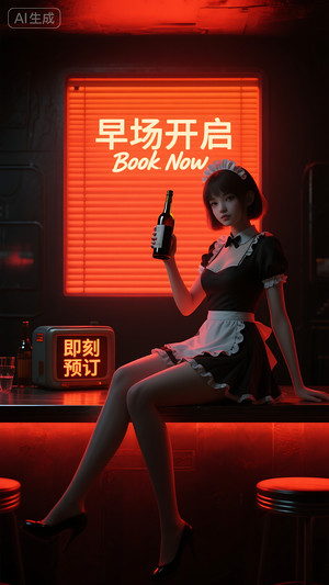早场预定-玩乐在即-转场-邀约-日常宣传-美女素材-可商用人物素材