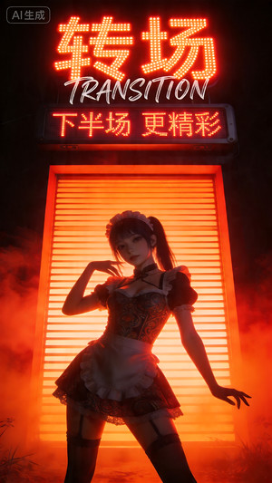 早场预定-玩乐在即-转场-邀约-日常宣传-美女素材-可商用人物素材
