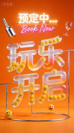 早场预定-玩乐在即-转场-邀约-日常宣传-美女素材-可商用人物素材